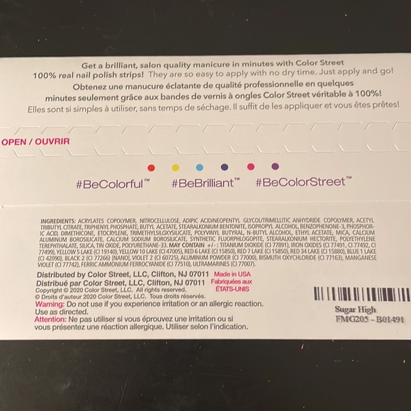 Color Street Nail Polish Strips - Sugar High - Picture 4 of 5